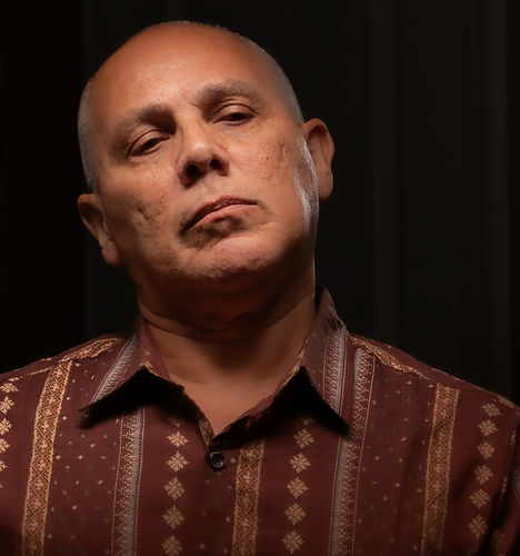 Customer photo review of Men's Retro Cotton Button Up 70s Short Sleeve Shirt