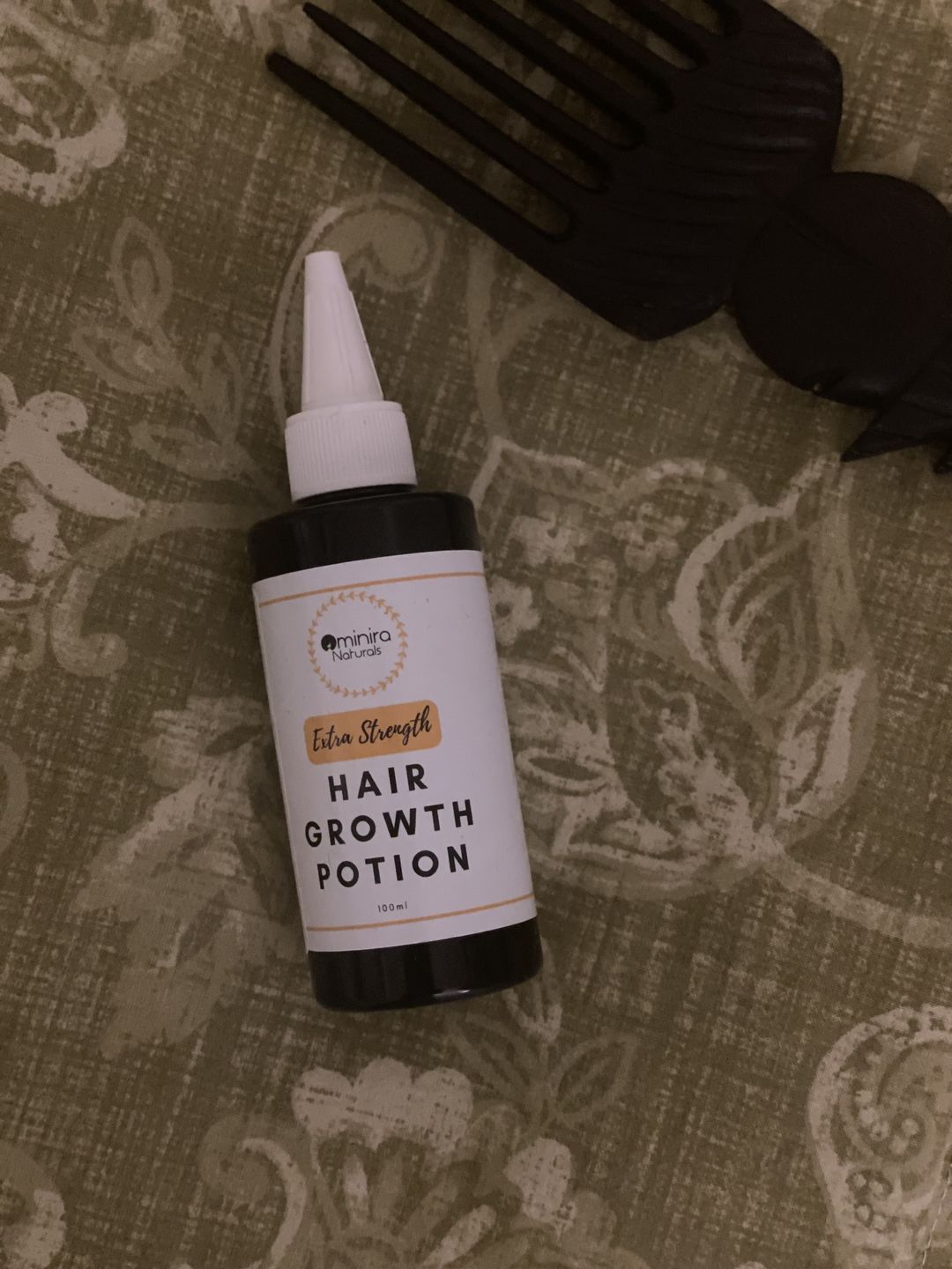 Customer photo review of Hair Growth Potion - Extra Strength