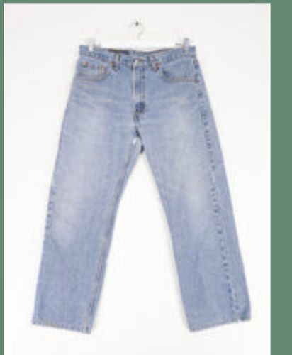 Customer photo review of Vintage Levi's Pants Men's 32x27 Blue Original Fit Denim Jeans