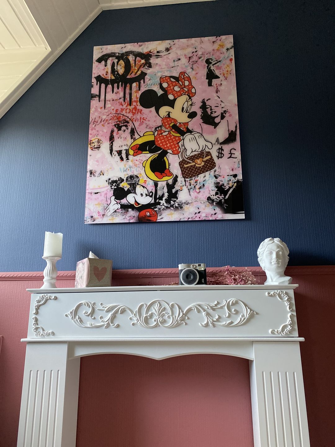 Customer photo review of Comic Lady Pop Art