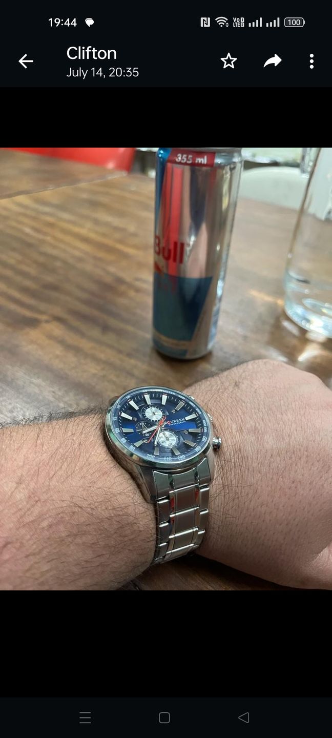 Customer photo review of Curren 8351 Chronograph