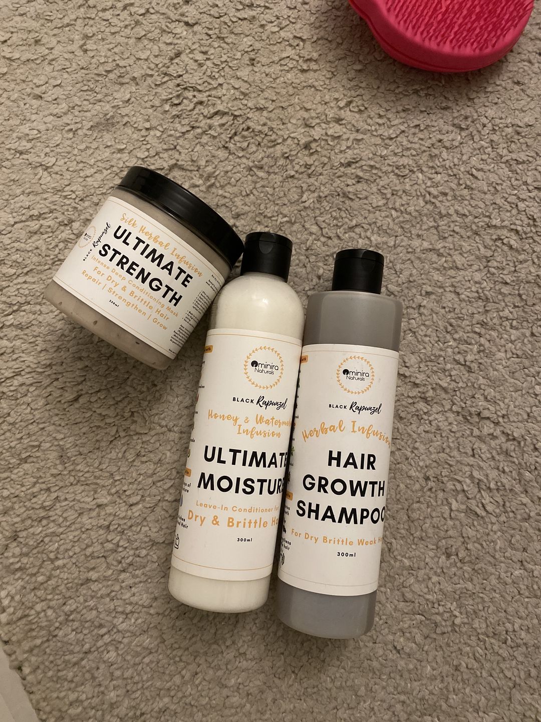 Customer photo review of Honey & Watermelon Infusion - Ultimate Moisture Leave-in Conditioner