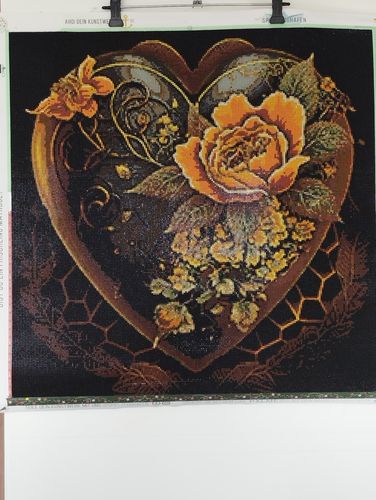 Customer photo review of Dein Wunschmotiv - als Diamond Painting  (eckige Steine)