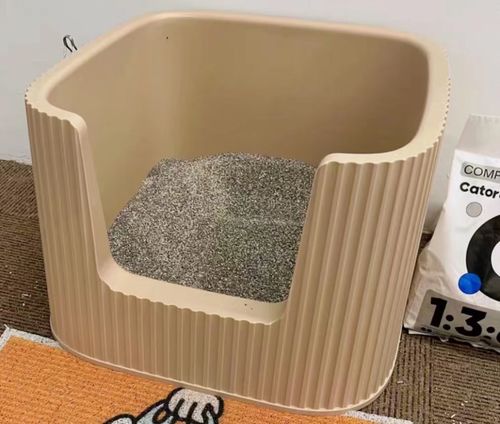 Customer photo review of Michu XXL Coral & BoBa Deluxe Cat Litter Box - Spacious Design with Scoop Included