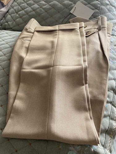 Customer photo review of Men's Retro Business Straight Drape Casual Pants