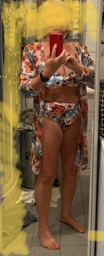 Customer photo review of Bikini i nakrycia w kwiatowy wzór