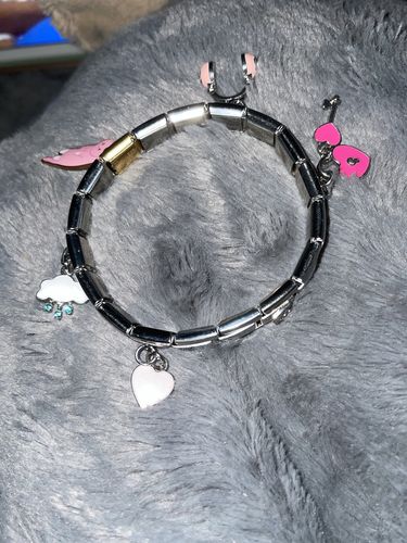 Customer photo review of Original Italian Charm Bracelet