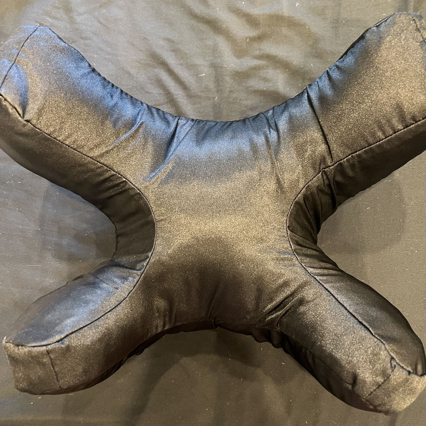 Customer photo review of NEW Flawless Face Pillow Cloud + FREE Black Satin Pillowcase