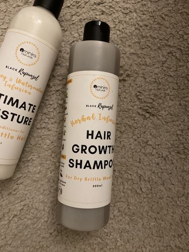 Customer photo review of Herbal Infusion - Hair Growth Shampoo