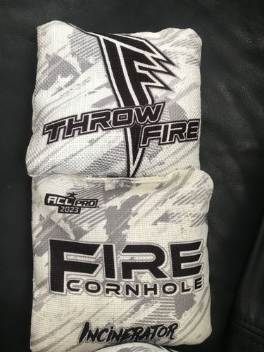 Customer photo review of 2023 Fire Incinerator Cornhole Bags - Set of 4