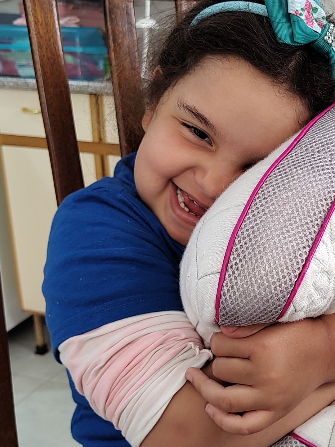 Customer photo review of Travesseiro IWS Snow® Kids