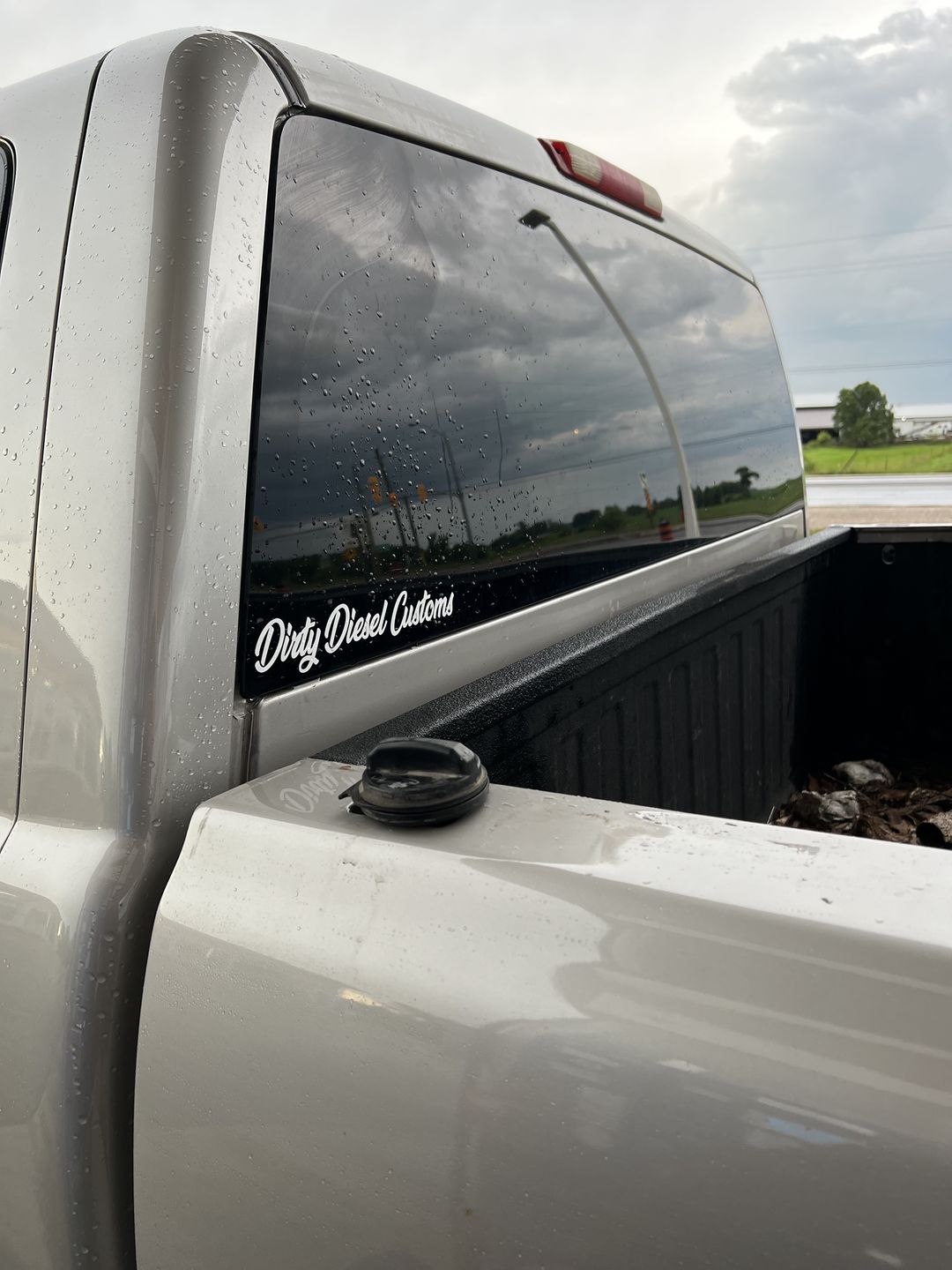 Customer photo review of Dirty Diesel Customs Banner Sticker