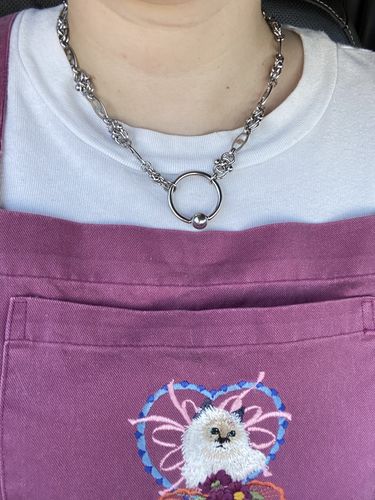 Customer photo review of Piercing Gaze Chain
