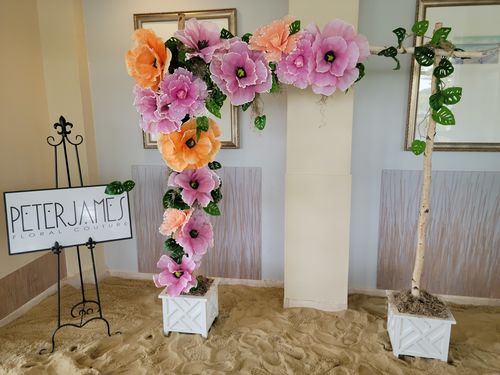 Customer photo review of Extra Size Poppy Silk Flower Head Photo Mall Prop
