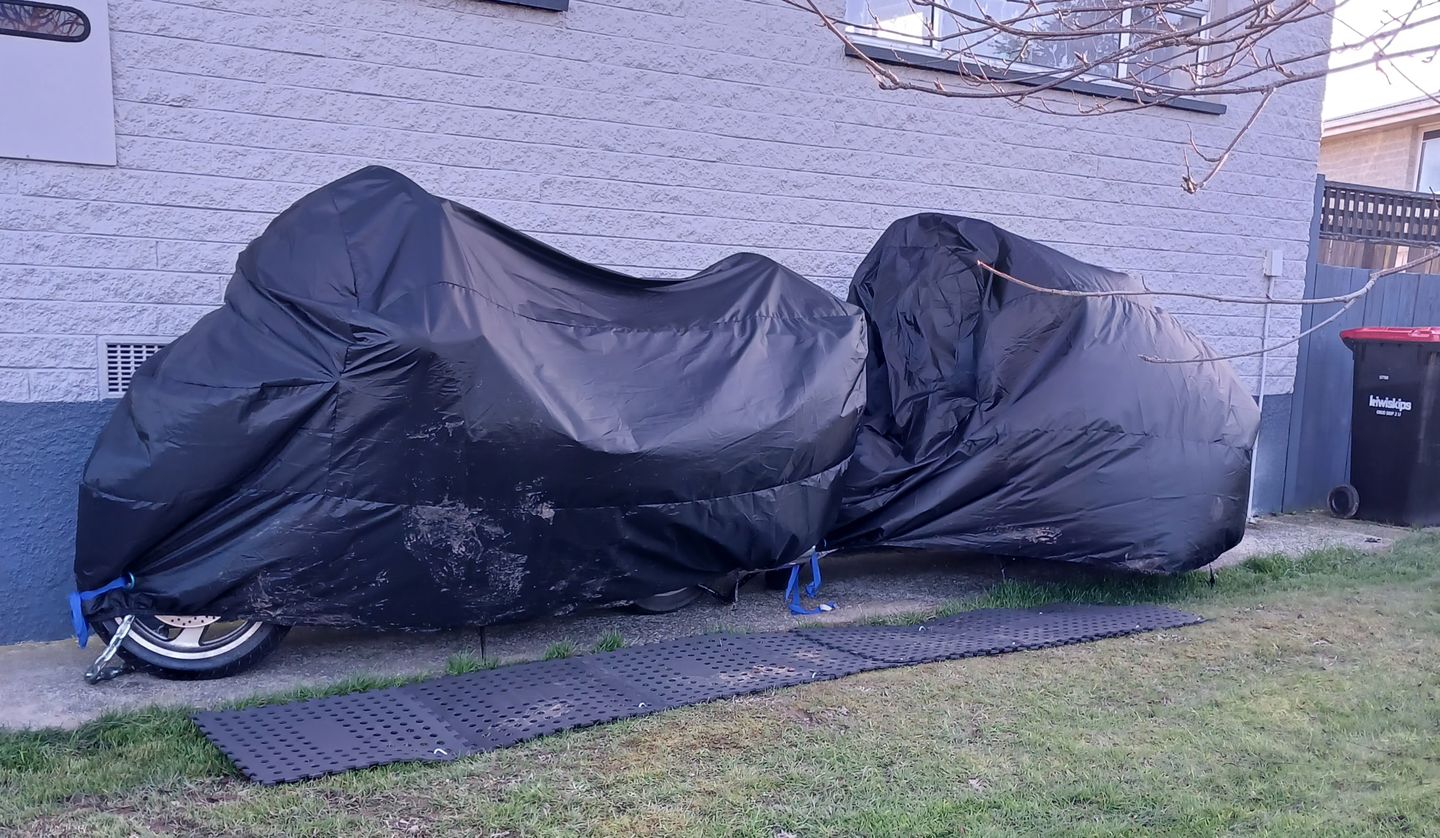 Customer photo review of Motorcycle Cover