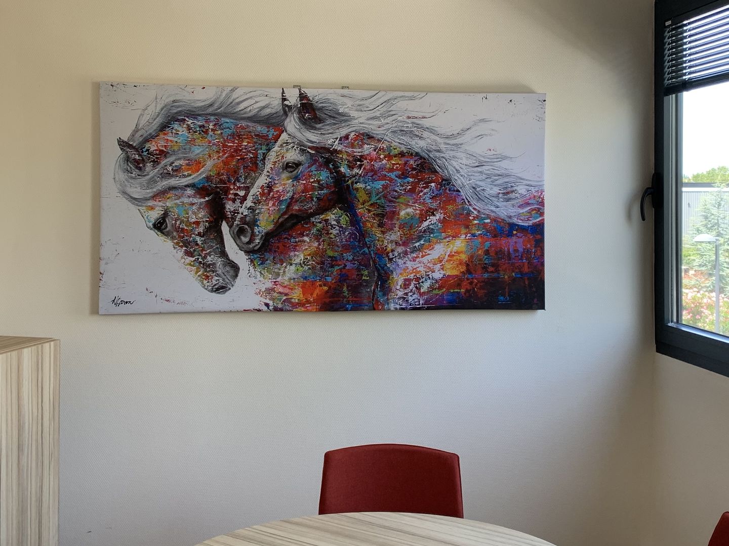 Customer photo review of Toile - Caballos