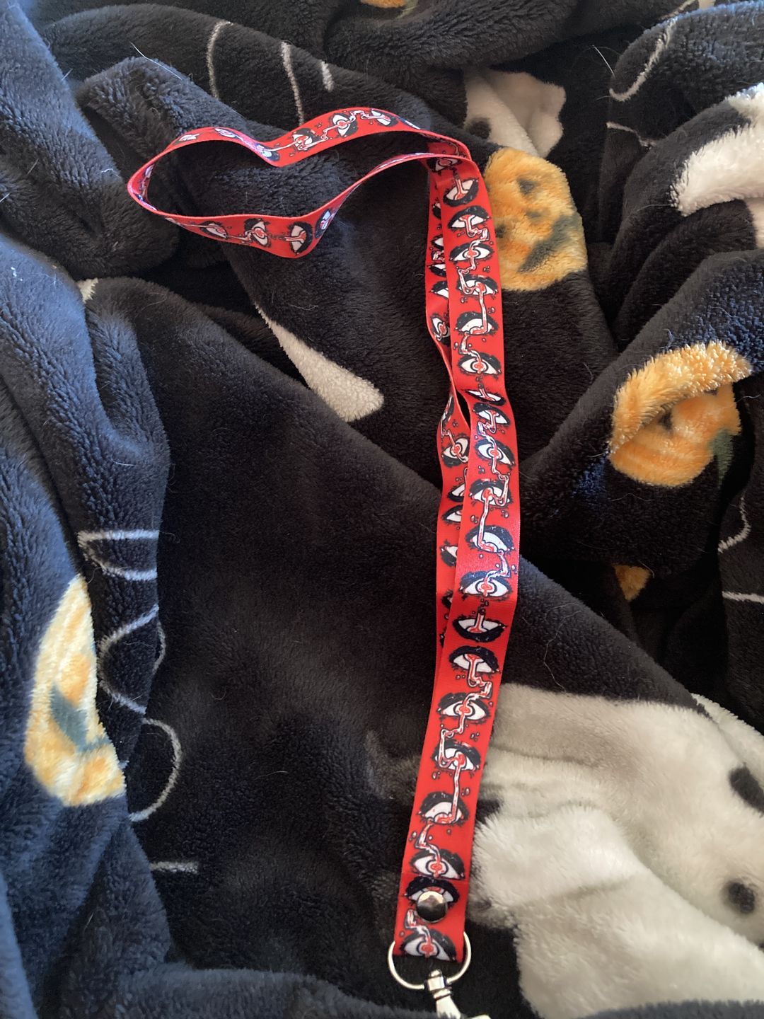 Customer photo review of Dripping Eyes Lanyard