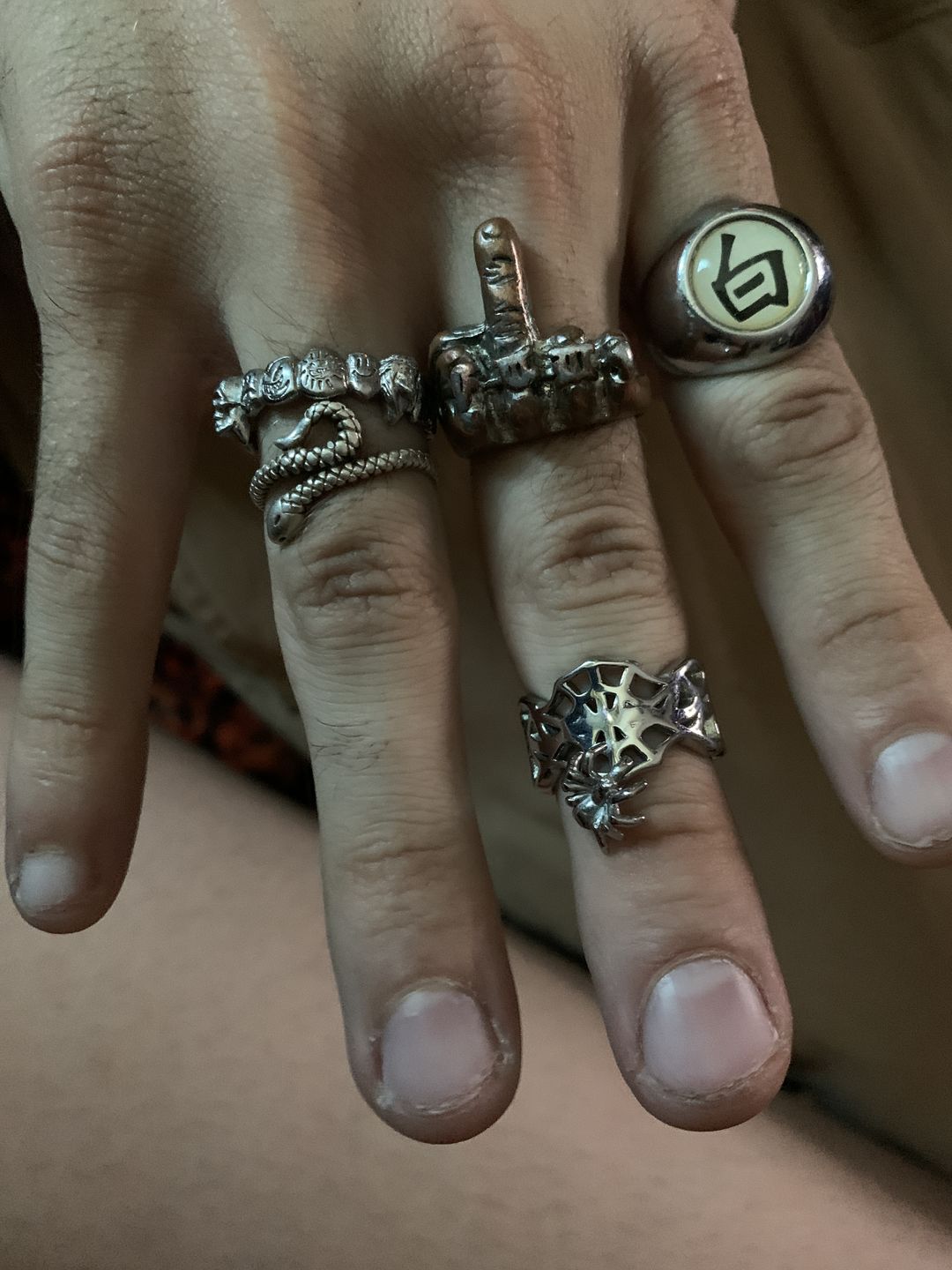 Customer photo review of SPIDER WEB RING