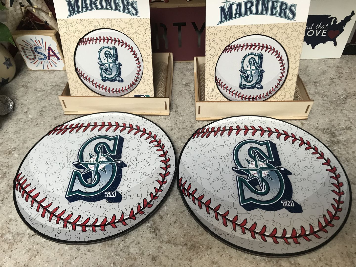 Customer photo review of Seattle Mariners® - Official Wooden Puzzle