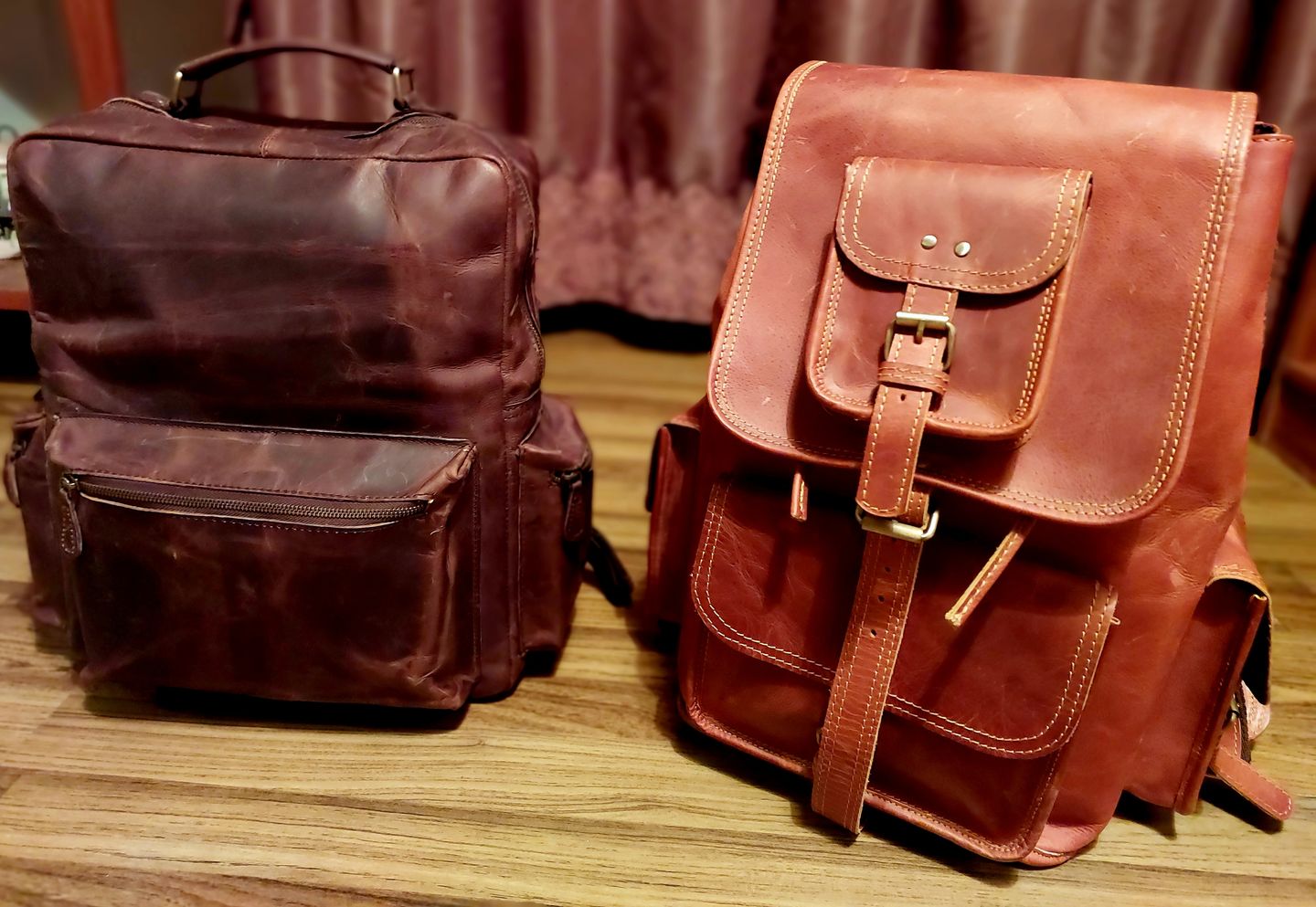 Customer photo review of Barclay Buffalo Backpack