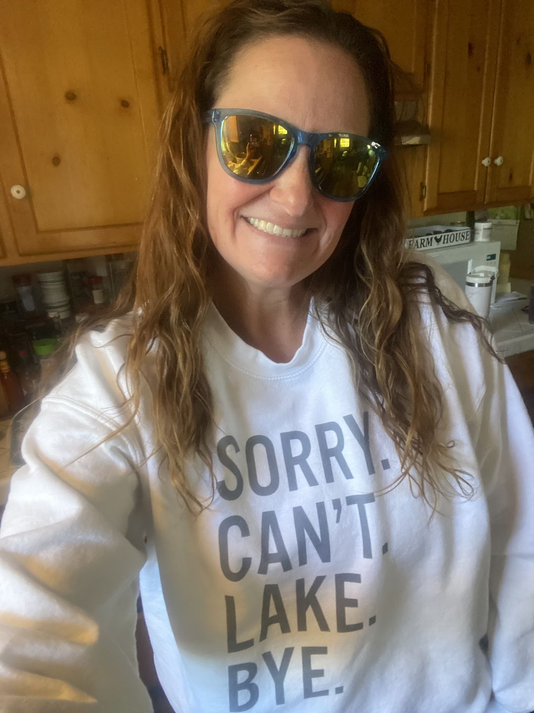 Customer photo review of Sorry Can't Lake Bye