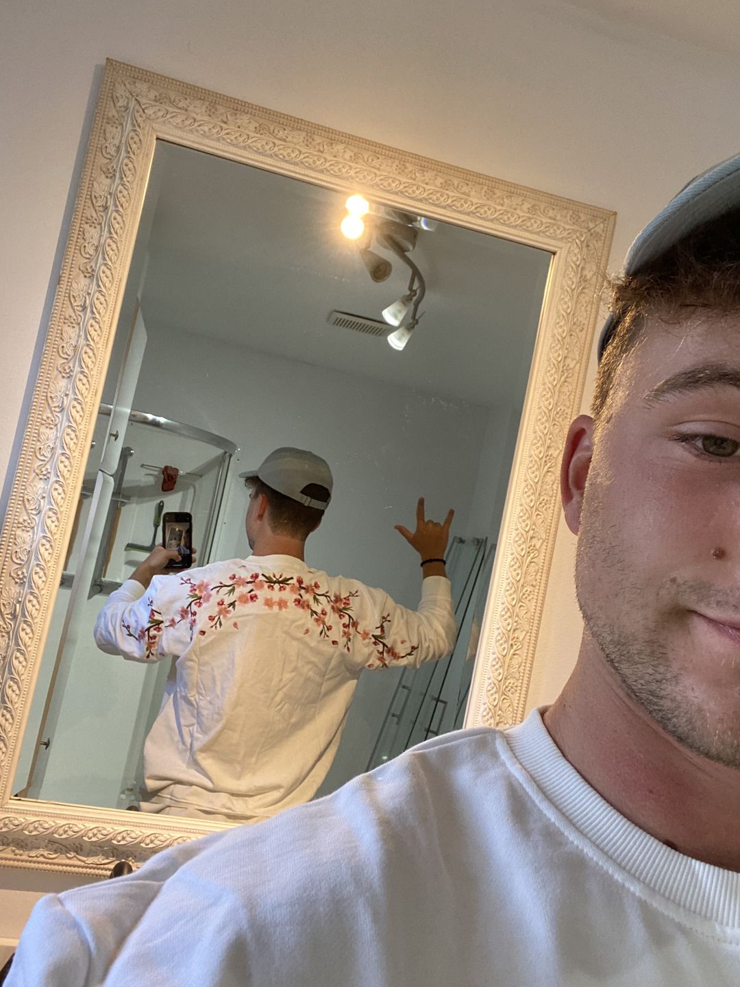 Customer photo review of Sakura Embroidered Sweatshirt