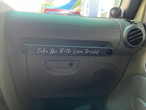 Customer photo review of Jeep JK & JKU Grab Bar