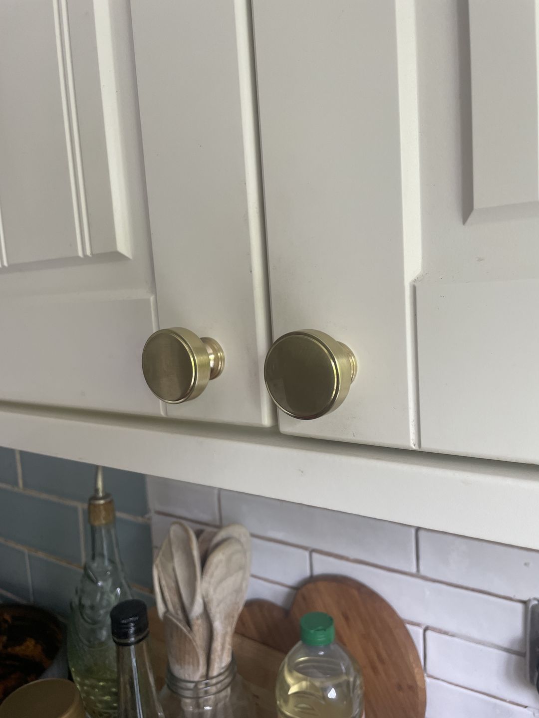 Customer photo review of Calgary Cupboard Handles