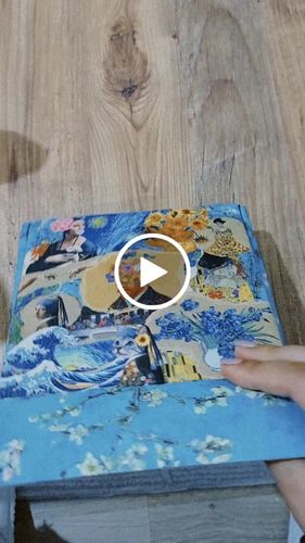 Customer video review of Van Gogh Starry Night Tablo Tasarım İnce Yüzük