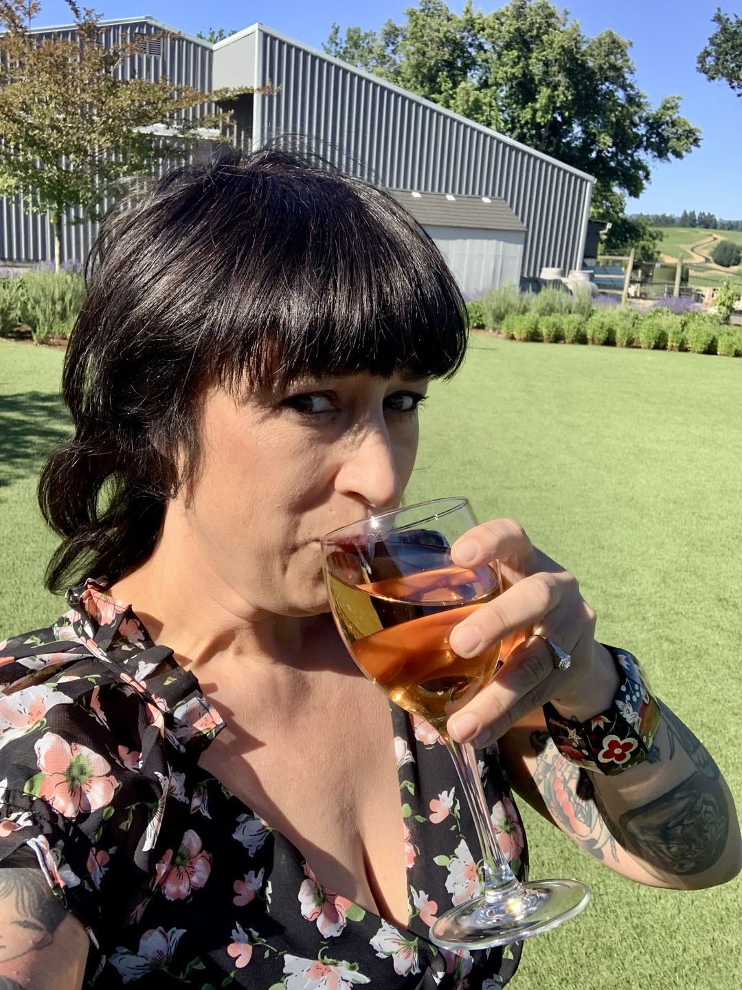Customer photo review of Non-Alcoholic Sparkling Rosé Can 4-Pack
