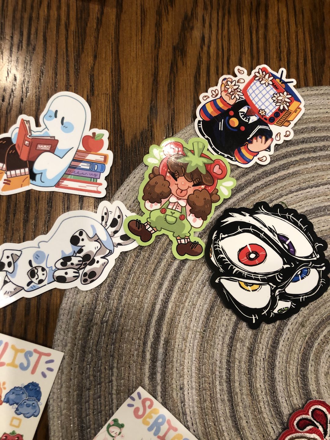 Customer photo review of Sticker Mystery Packs!