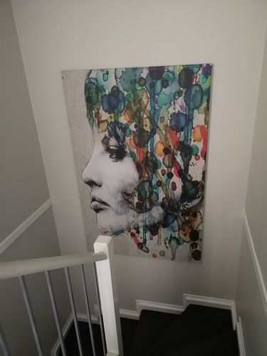 Customer photo review of Abstract Hair (rectangle)