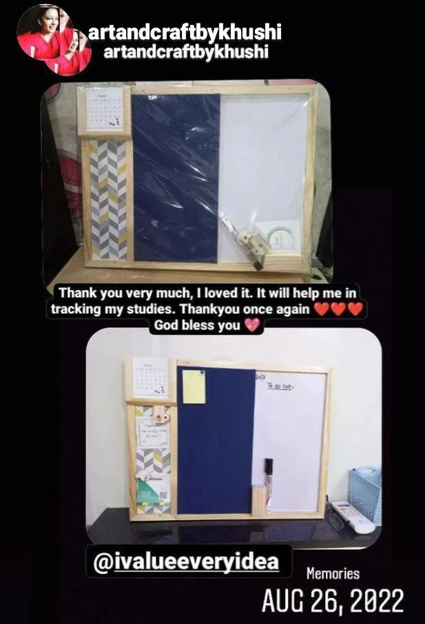 Customer photo review of IVEI Pin + White +Metal Combination board (big)