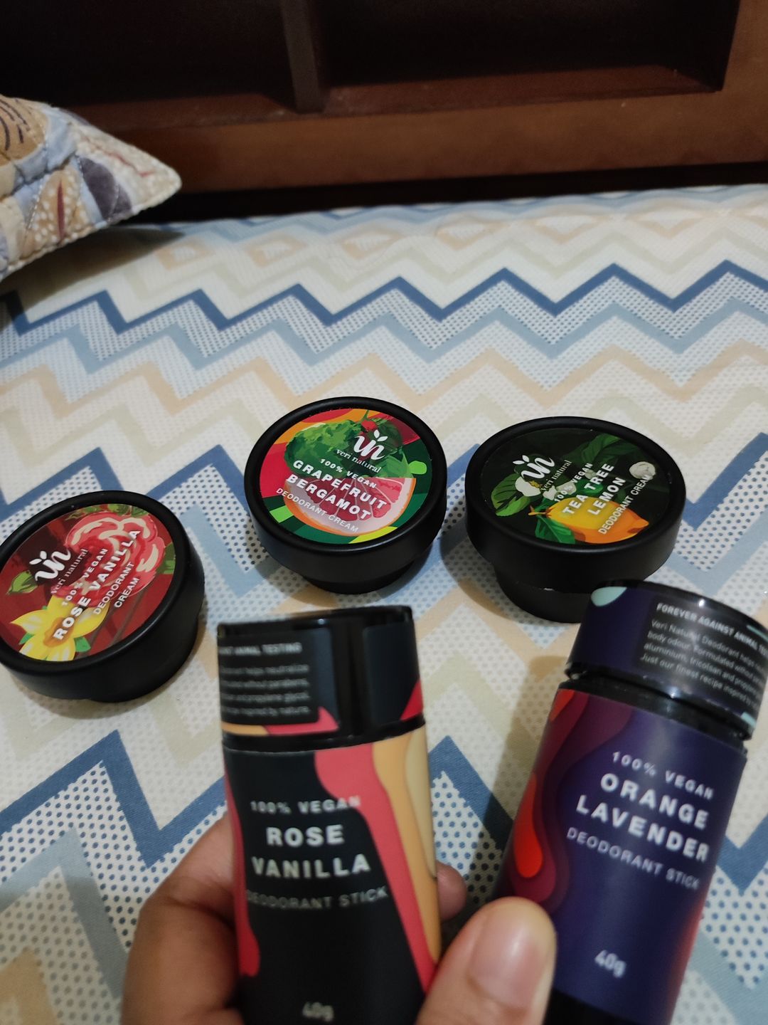 Customer photo review of Veri Natural Deodorant Stick