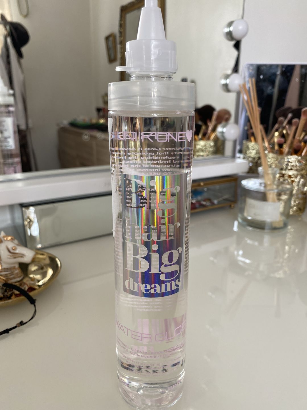 Customer photo review of WATER GLOSS Eau Lamellaire Miraculeuse 300ml