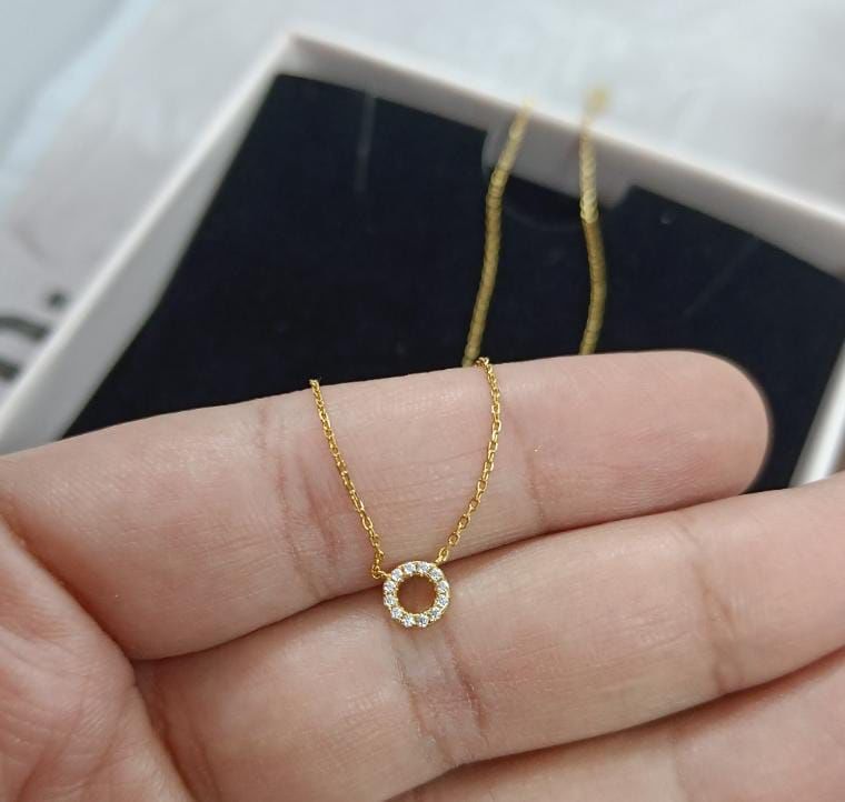 Customer photo review of Saraswathi Diamond Mangalsutra | BIS Hallmarked | 18k Gold Vermeil