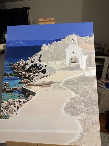 Customer photo review of Custom Paint By Numbers