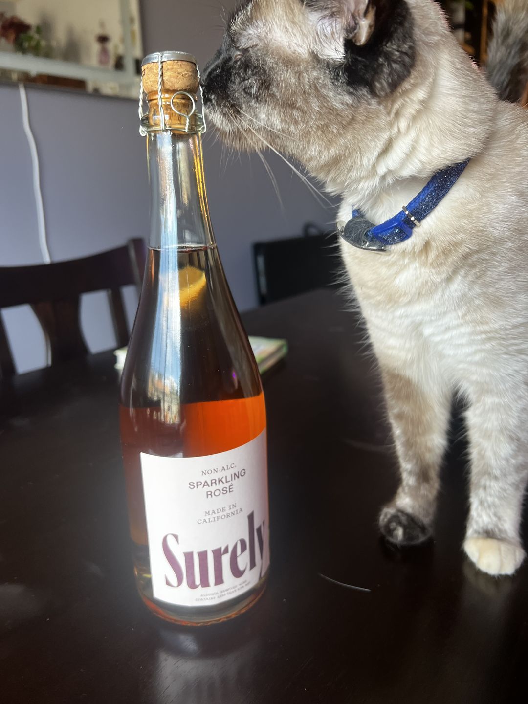Customer photo review of Non-Alcoholic Sparkling Rosé