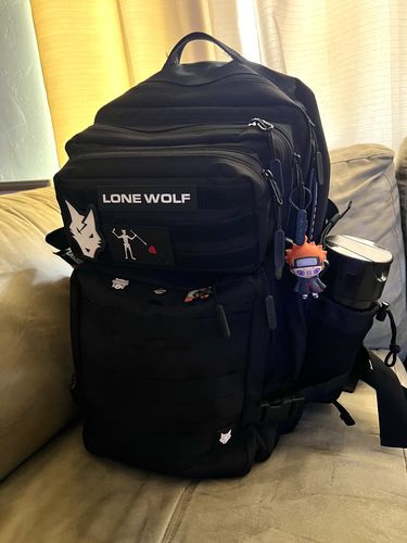 Customer photo review of Gen 3 Black 45L Backpack