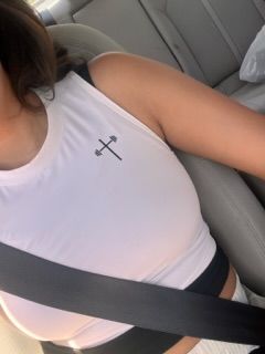 Customer photo review of Combat Top - White