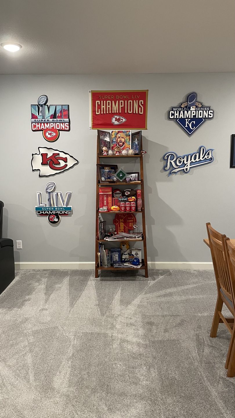 Customer photo review of Kansas City Royals 2015 World Series 3D Vintage Metal Wall Art