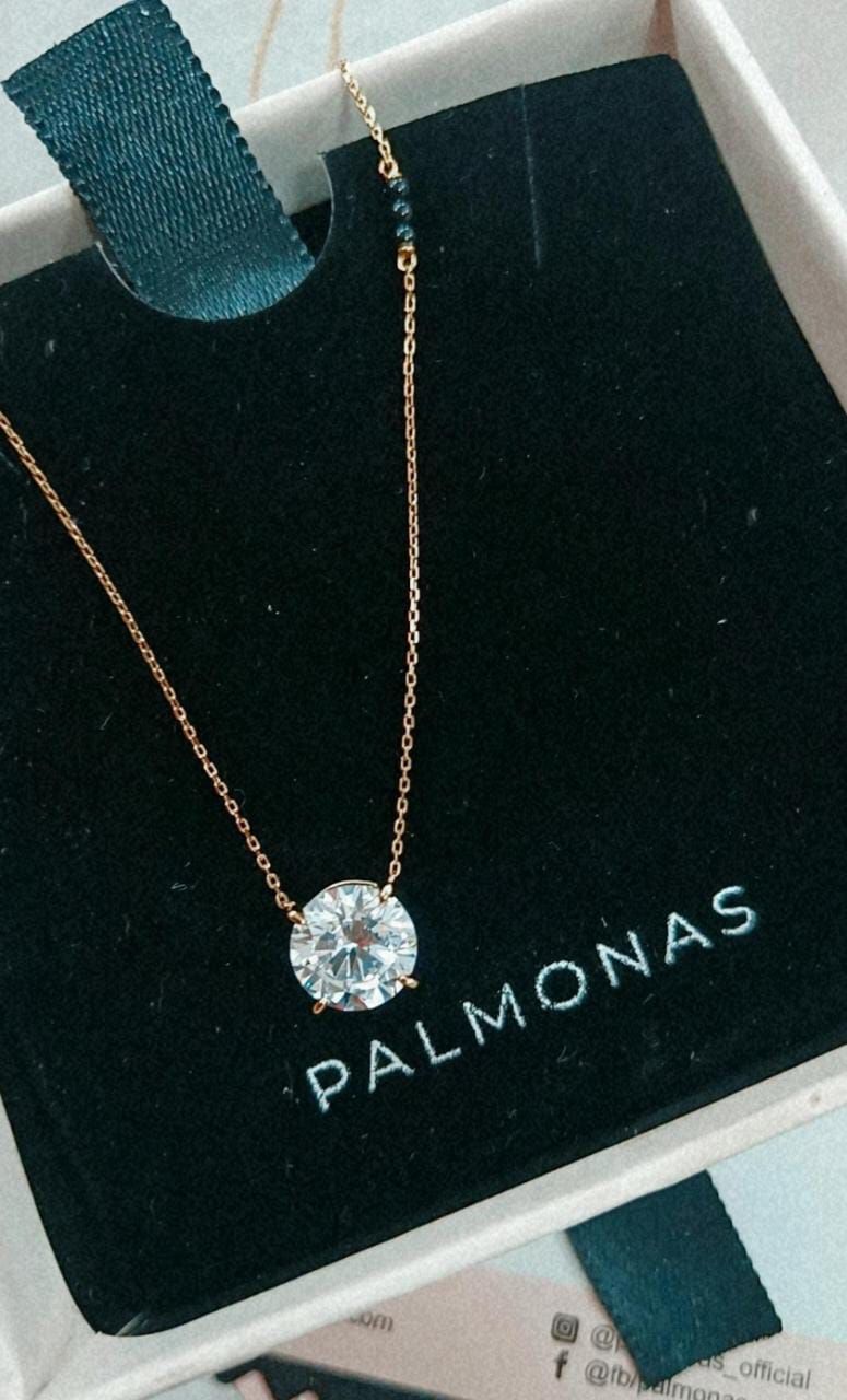 Customer photo review of Royal Solitaire Diamond Mangalsutra   | BIS Hallmarked | 18k Gold Vermeil