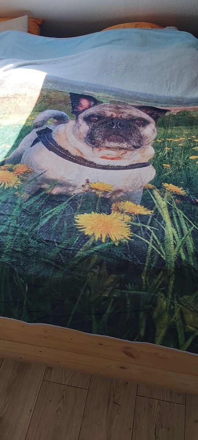 Customer photo review of Personalisierte Foto Kuscheldecke