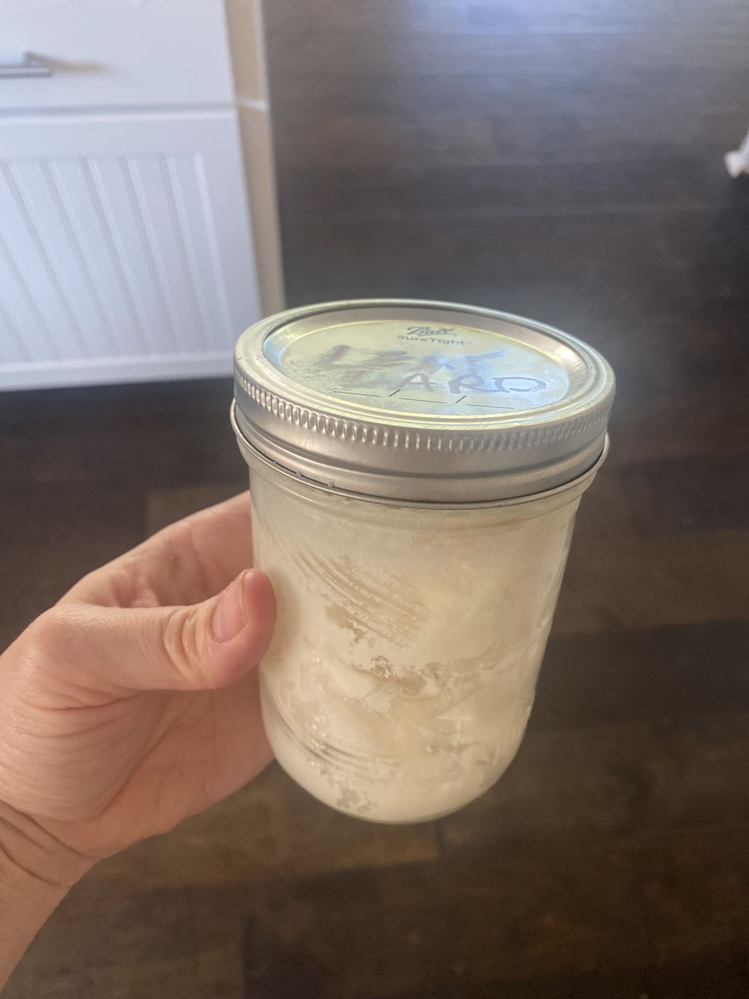 Customer photo review of Leaf Lard Pig Pail-1 GALLON