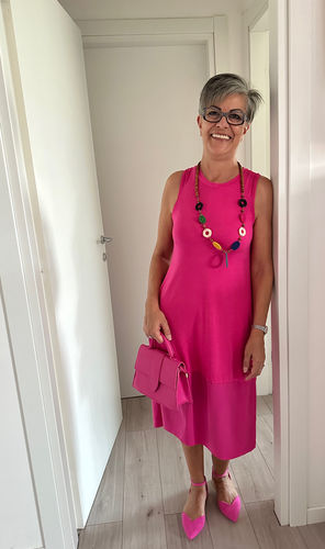 Customer photo review of Abito Marilù con collana