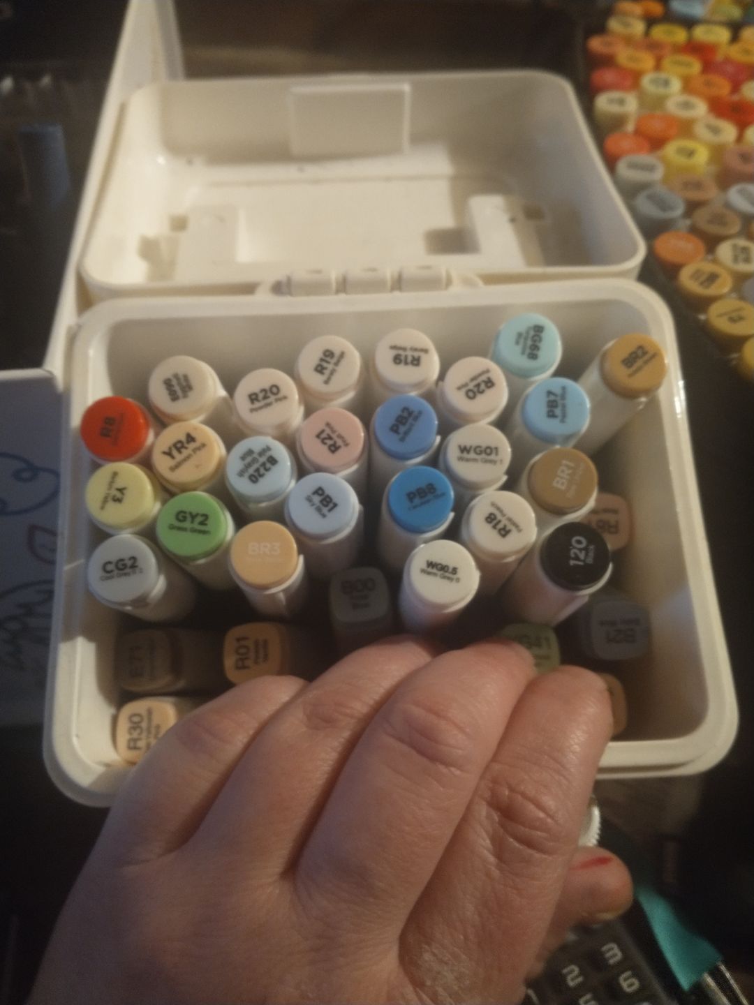 Customer photo review of Ohuhu Marker Ink BV38 / B290 / PB1 Refill for Alcohol marker