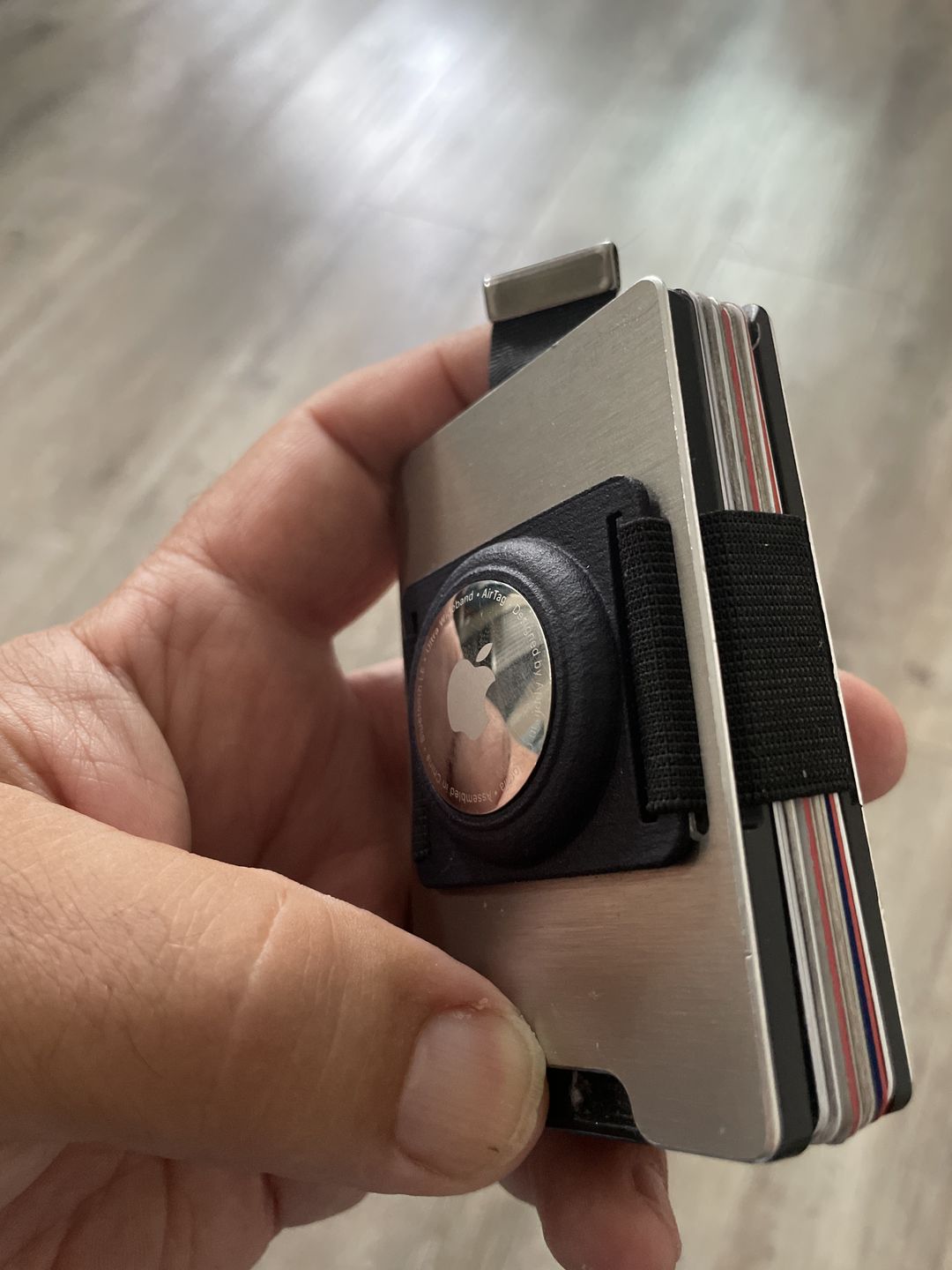 Customer photo review of 3D printed AirTag Cash Clip