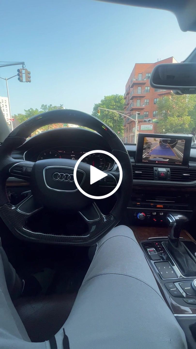 Customer video review of 2012+ AUDI A3/A4/A5/A6/A7/S3/S4/S5/S6/S7 Custom Carbon Fiber Steering Wheel