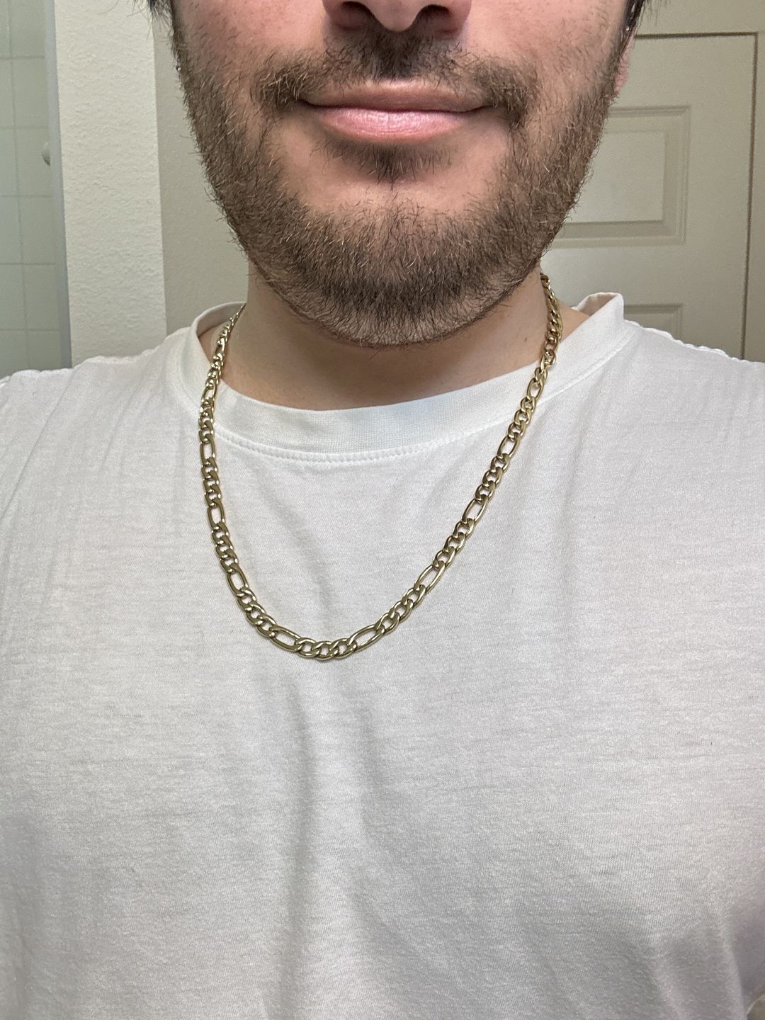 Customer photo review of 7mm Figaro Link Chain