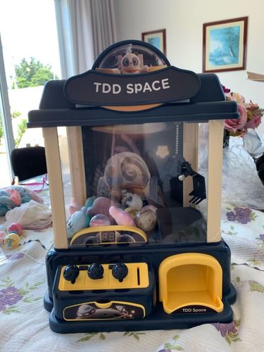 Customer photo review of Kawaii Mini 'TDD SPACE' Claw Machine Toy